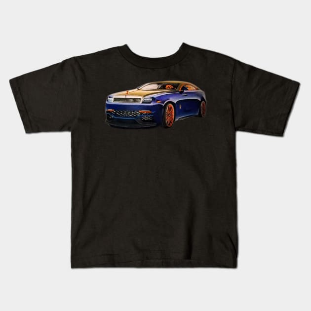 Fancy Elegant Car- Ride Kids T-Shirt by Cozy infinity